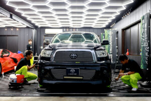 【東京都江戸川区】 トヨタタンドラに純水手洗い洗車×簡易撥水コーティング