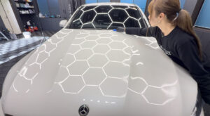 【千葉県】メルセデス・ベンツ GLCにオープンキャンペーン ガラベースコーティングを施工