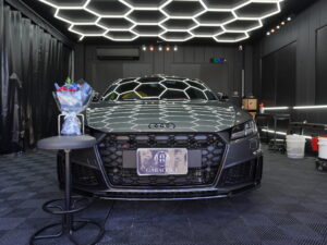【埼玉県本庄市】アウディ TTS フルパックガラベースコーティング施工｜GARACORT BASE