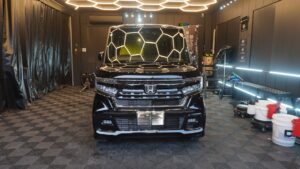 【群馬県高崎市】ホンダ N-BOX ガラベースコーティング施工｜GARACORT BASE