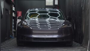 【埼玉県熊谷市】新車 テスラ Model 3 ガラベースコーティング＆ルーフ撥水コーティング施工｜GARACORT BASE  ㅤ
